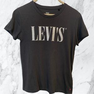 🌸Levi’s Glitter Logo Tee